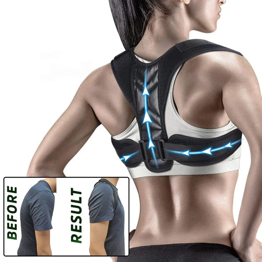 Adjustable Back Posture Corrector – Comfortable Support Brace for Men & Women
