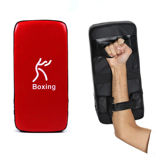 Boxing Kick Pad with PU Leather & Hard Foam Core – 19×38×10cm